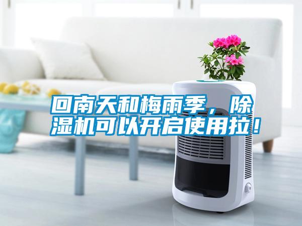 回南天和梅雨季，除濕機可以開啟使用拉！