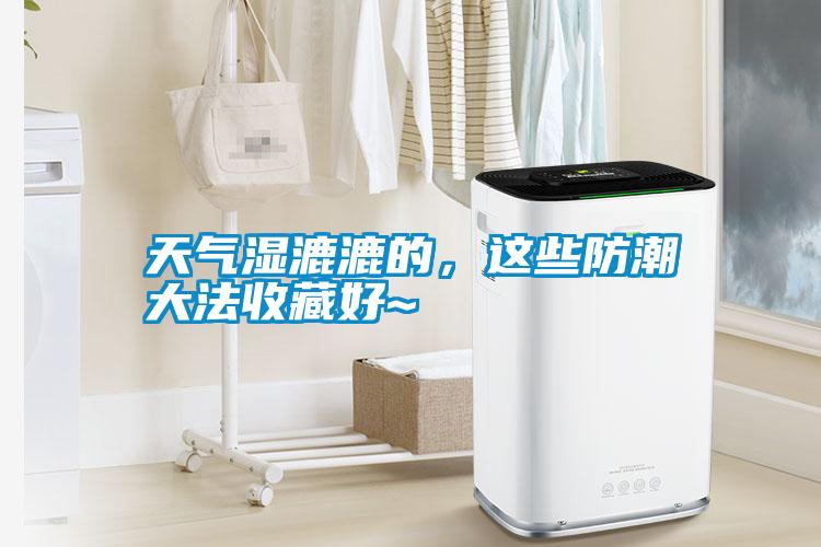天氣濕漉漉的，這些防潮大法收藏好~