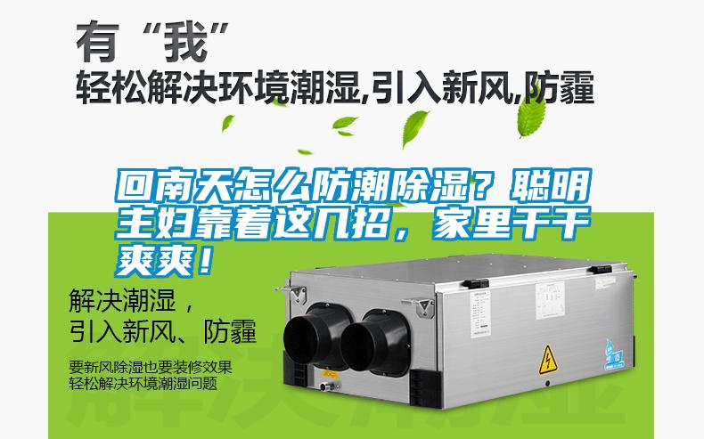回南天怎么防潮除濕？聰明主婦靠著這幾招，家里干干爽爽！