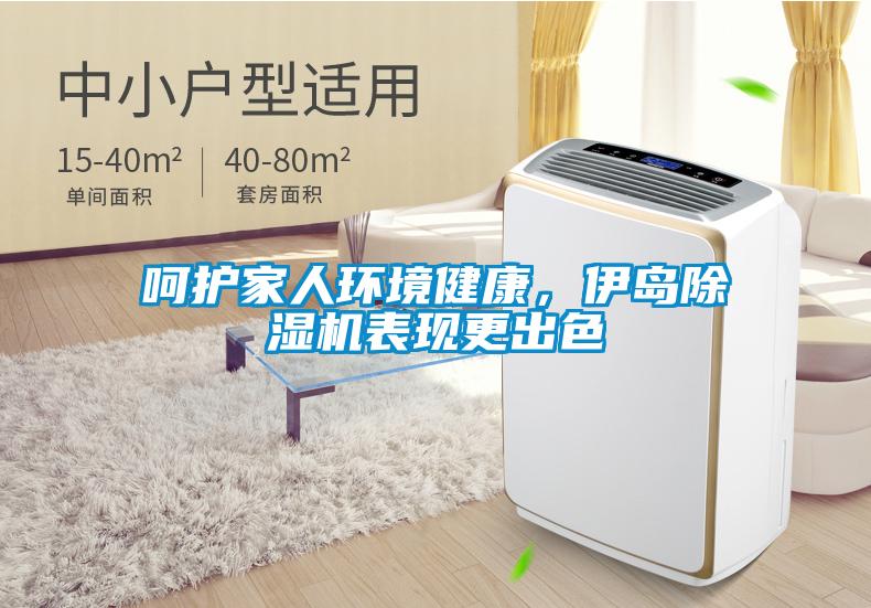 呵護家人環境健康，伊島除濕機表現更出色