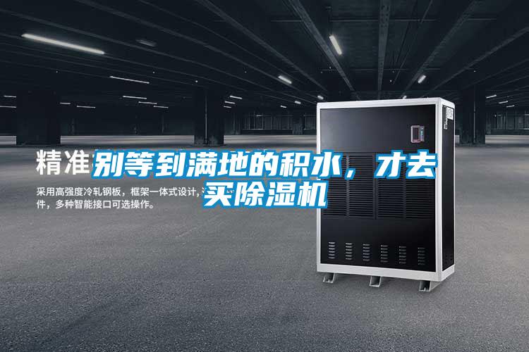 別等到滿地的積水,才去買除濕機