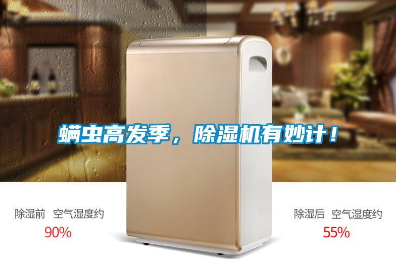 螨蟲高發季，除濕機有妙計！
