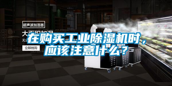 在購買工業(yè)除濕機(jī)時(shí)，應(yīng)該注意什么？