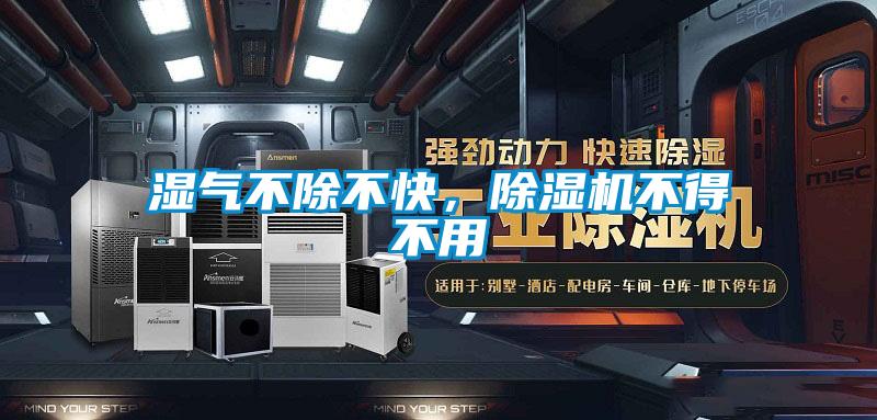 濕氣不除不快,除濕機不得不用