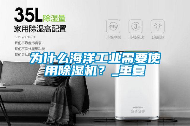 為什么海洋工業(yè)需要使用除濕機(jī)?_重復(fù)