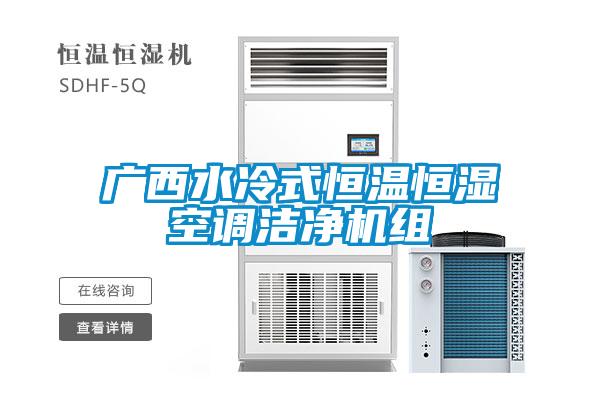 廣西水冷式恒溫恒濕空調(diào)潔凈機(jī)組