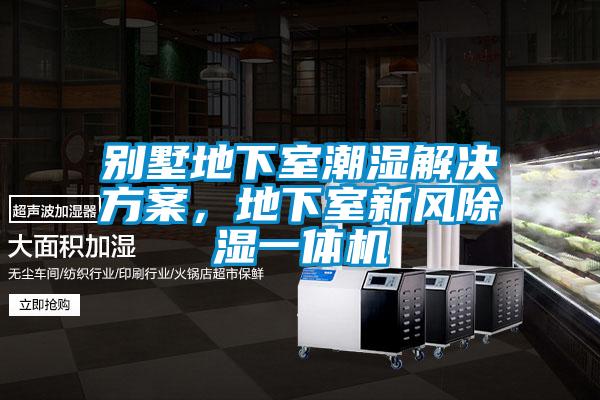 別墅地下室潮濕解決方案,地下室新風(fēng)除濕一體機